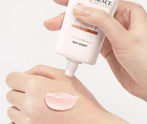 2 x d'Alba Waterfull Tone-Up Sun Cream SPF50+ PA++++ 50ml + Balancing Vegan Gel Cleanser 15ml Set from Korea by d'Alba