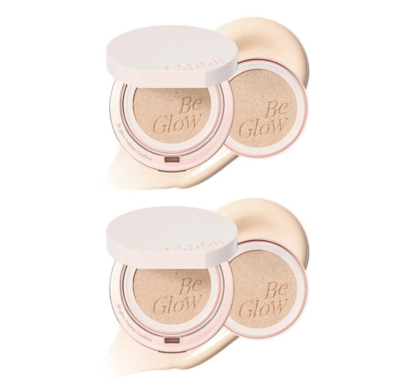 2 x espoir Be Glow Volume Cushion SPF 42 PA+++ 1 Pack (main 13g + Refill 13g) from Korea by espoir