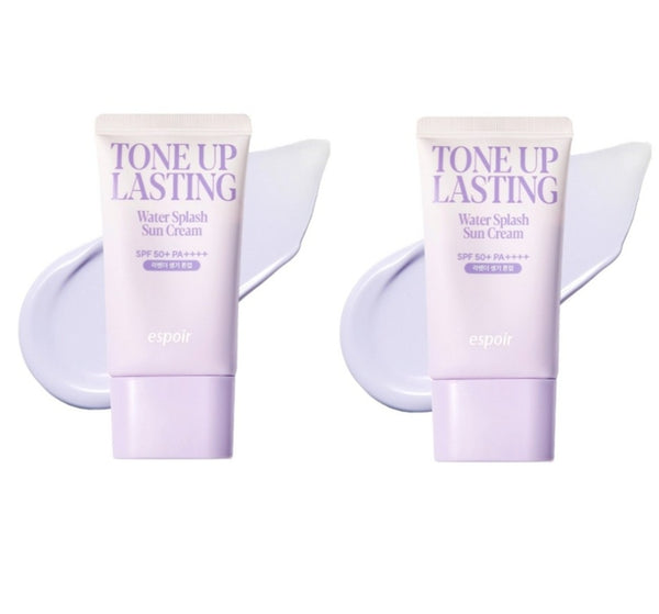 2 x espoir Water Splash Sun Cream Tone Up Lasting 50ml SPF50+ PA++++ from Korea by espoir