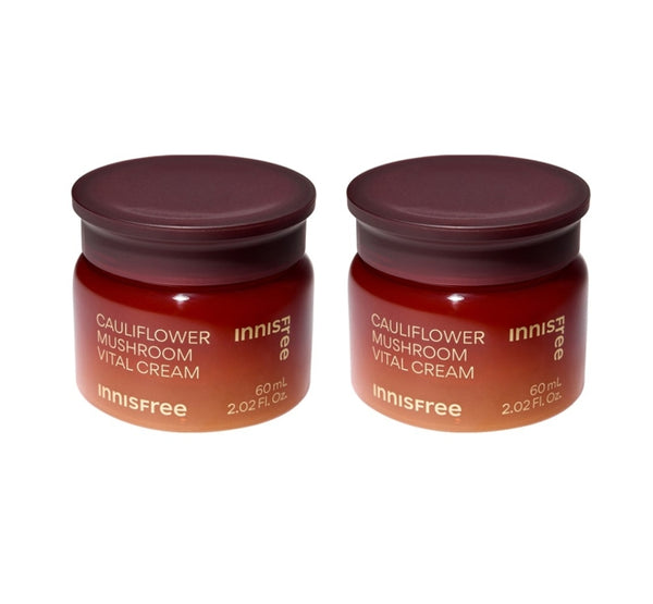 2 x innisfree Cauliflower Mushroom Vital Cream 60ml from Korea by innisfree