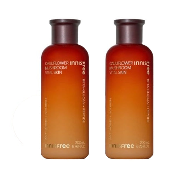 2 x innisfree Cauliflower Mushroom Vital Skin 200ml from Korea by innisfree