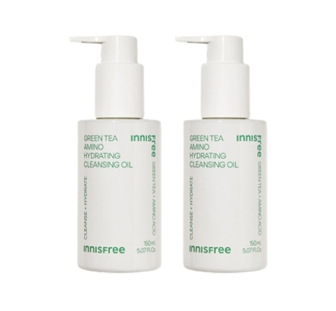 2 x innisfree Green Tea Amino Hydrating Cleansing Oil 150ml from Korea by innisfree