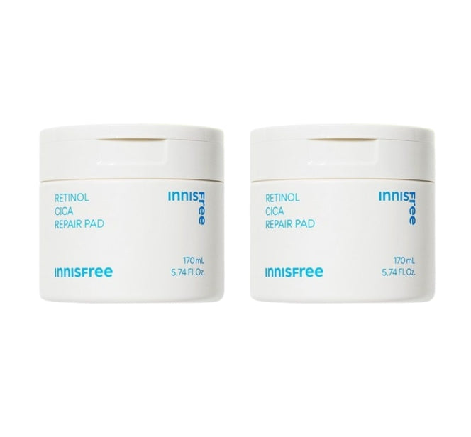 2 x innisfree Retinol CICA Rapair Pad 170ml from Korea by innisfree
