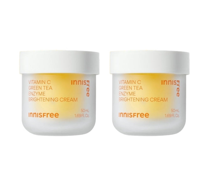 2 x innisfree Vitamin C Green Tea Enzyme Brightening Cream 50ml from Korea by innisfree