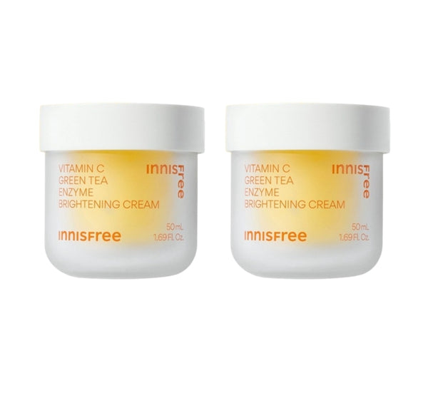 2 x innisfree Vitamin C Green Tea Enzyme Brightening Cream 50ml from Korea by innisfree