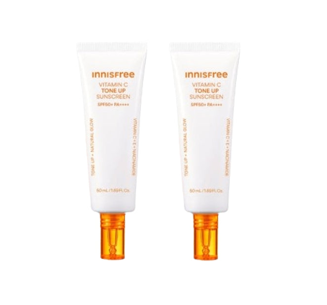 2 x innisfree Vitamin C Tone Up Sunscreen 50ml, SPF50+ PA++++ from Korea by innisfree