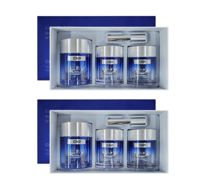 2 x CNP Rx Blue Microlift Hydra Cream Aug. 2026 Set (3 Items) + Samples(120ea) from Korea