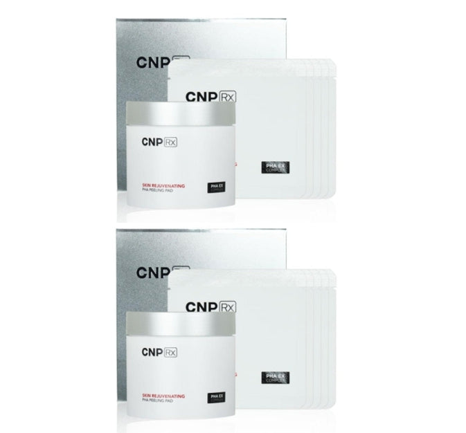 2 x CNP Rx PHA Peeling Pad 60ea + Samples (10ea) July 2025 Set from Korea by CNP Rx