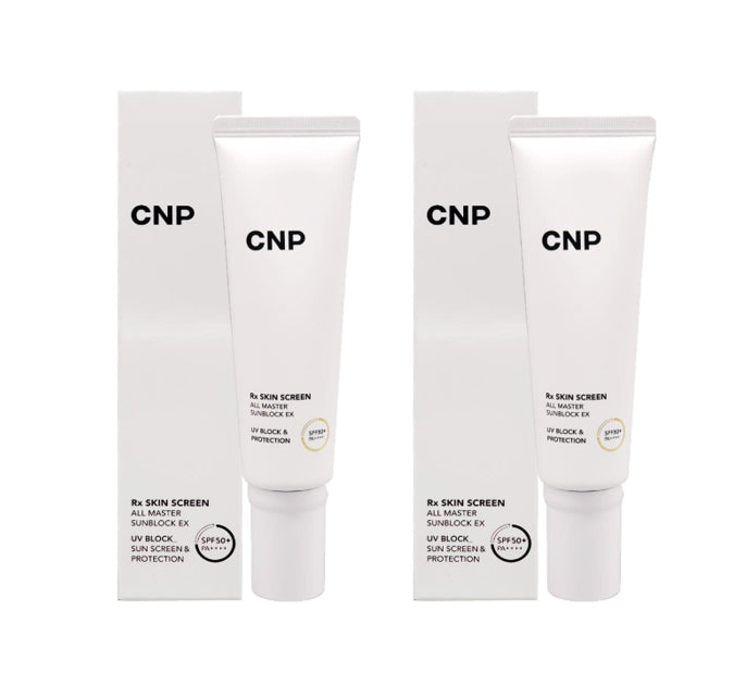 2 x CNP Rx Skin Screen All Master Sun Block EX 50ml Aug. 2026 from Korea