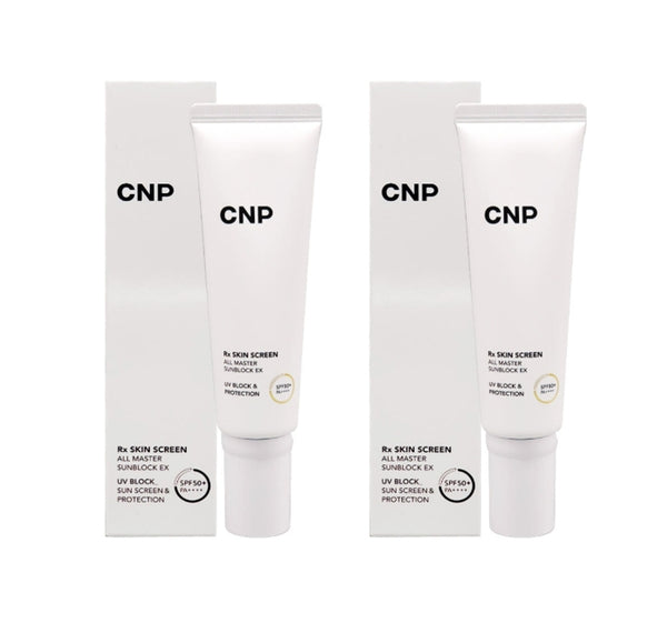 2 x CNP Rx Skin Screen All Master Sun Block EX 50ml Aug. 2026 from Korea