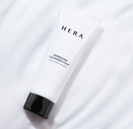 2 x HERA Refreshing Cleansing Foam 160g from Korea (Melasolv Program Deep Cleansing Foam) + Samples(2 Items) by HERA