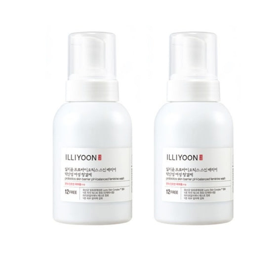 2 x ILLIYOON Probiotics Skin Barrier pH-balanced Feminine Wash 300ml from Korea by ILLIYOON