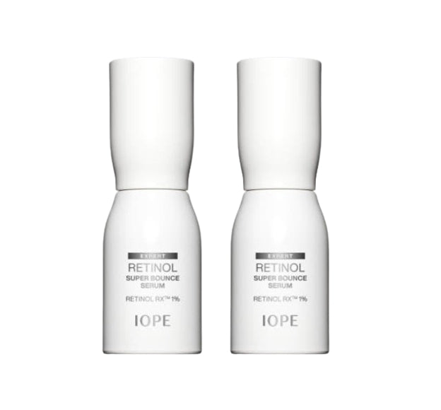 2 x IOPE Retinol Super Bounce Serum 30ml + Samples(4 Items) from Korea_NEW by IOPE