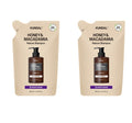 2 x KUNDAL Honey & Macadamia Hair Shampoo Refill Pack White Musk 400ml by KUNDAL
