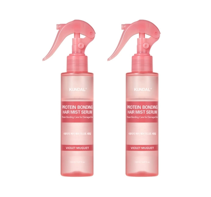 2 x KUNDAL Protein Damage Care Hair Mist Serum Violet Muguet 150ml by KUNDAL