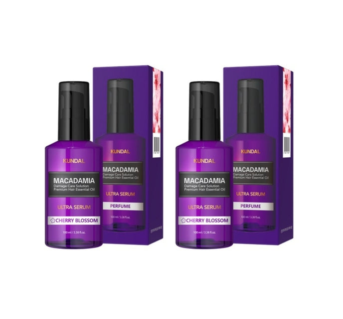 2 x KUNDAL Ultra Serum Hair Essence Cherry Blossom 100ml by KUNDAL
