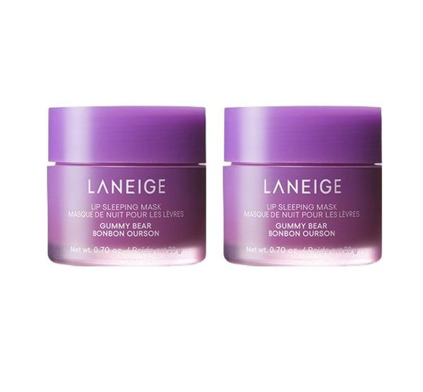 2 x LANEIGE Lip Sleeping Mask EX Gummy Bear 20g from Korea + LANEIGE Samples(3 Items) by LANEIGE