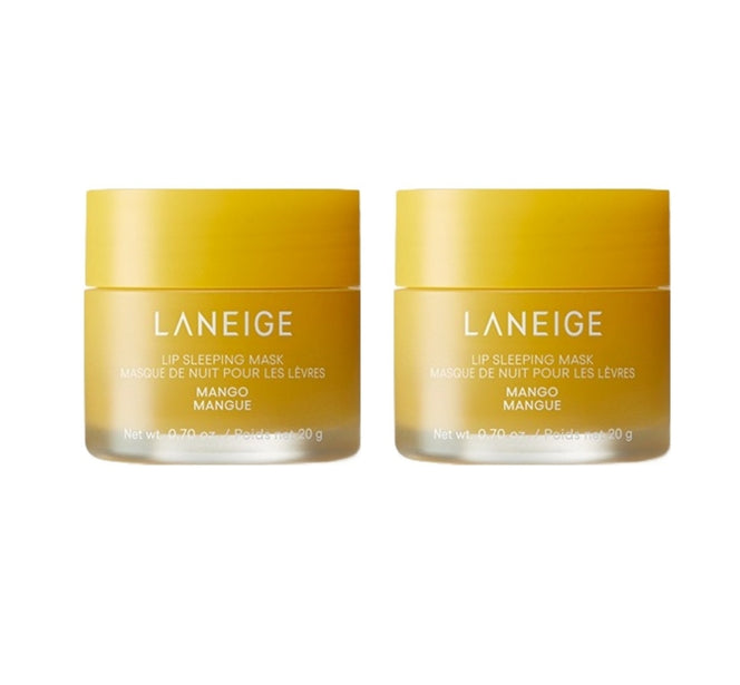 2 x LANEIGE Lip Sleeping Mask EX Mango 20g from Korea + Samples(3 Items) by LANEIGE
