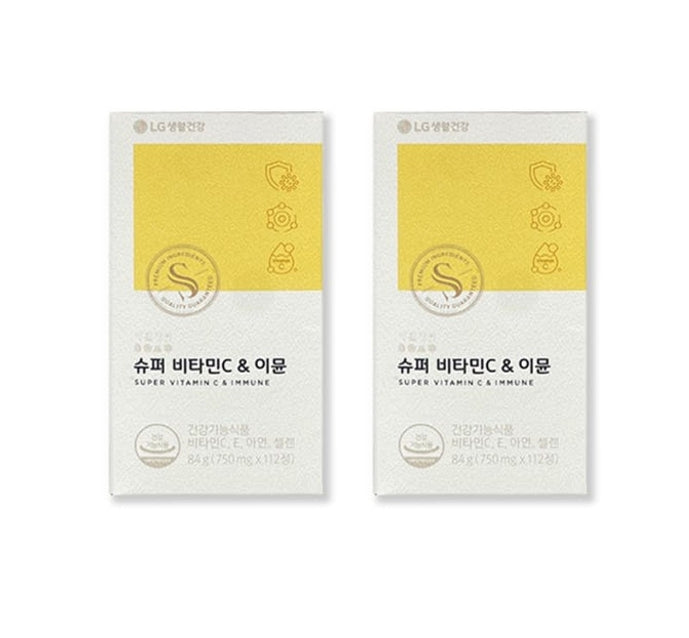2 x LG H&H Vital Garden Super Vitamin C & Immune (112ea) from Korea by LG H&H Vital Garden