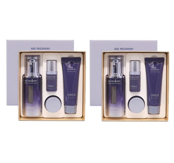 2 x O HUI Age Recovery Collagen Ampoule Expert Aug. 2026 Set (4 Items) from Korea