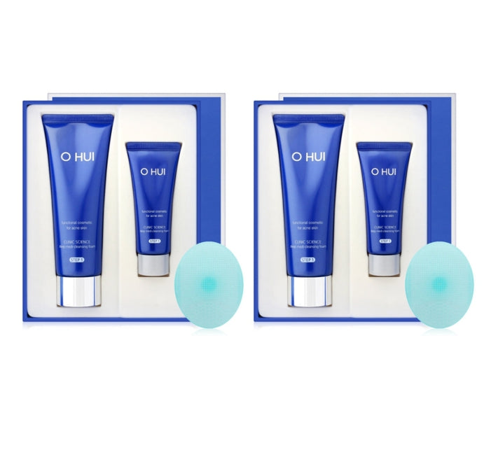 2 x O HUI Clinic Science Deep Medi Cleansing Foam June 2025 Set (3 Items) from Korea by O HUI