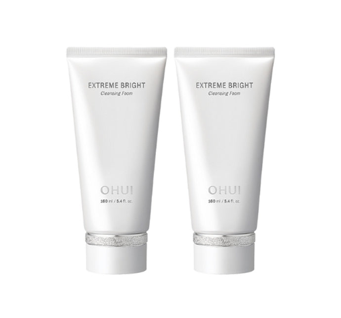 2 x O HUI Extreme White Bright Cleansing Foam 160ml from Korea