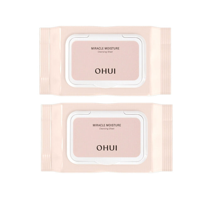 2 x O HUI Miracle Moisture Cleansing Sheet (60 Sheets) from Korea