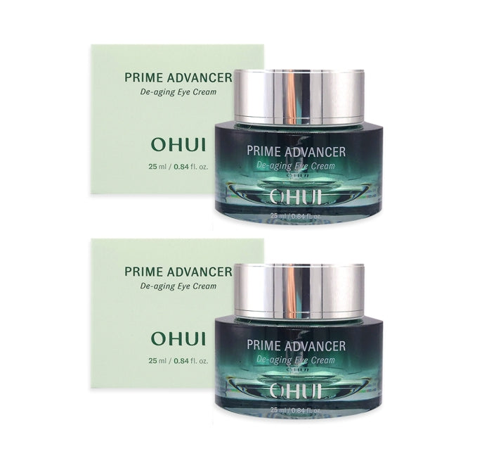 2 x O HUI Prime Advancer De-aging Eye Cream 25ml from Korea