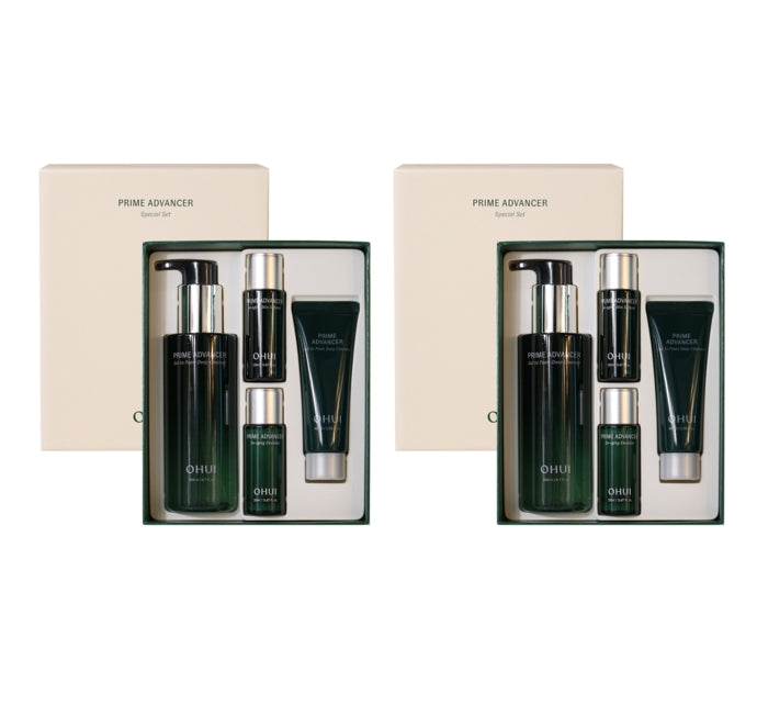 2 x O HUI Prime Advancer Gel to Foam Deep Cleanser April 2024 Set (4 Items) from Korea by O HUI