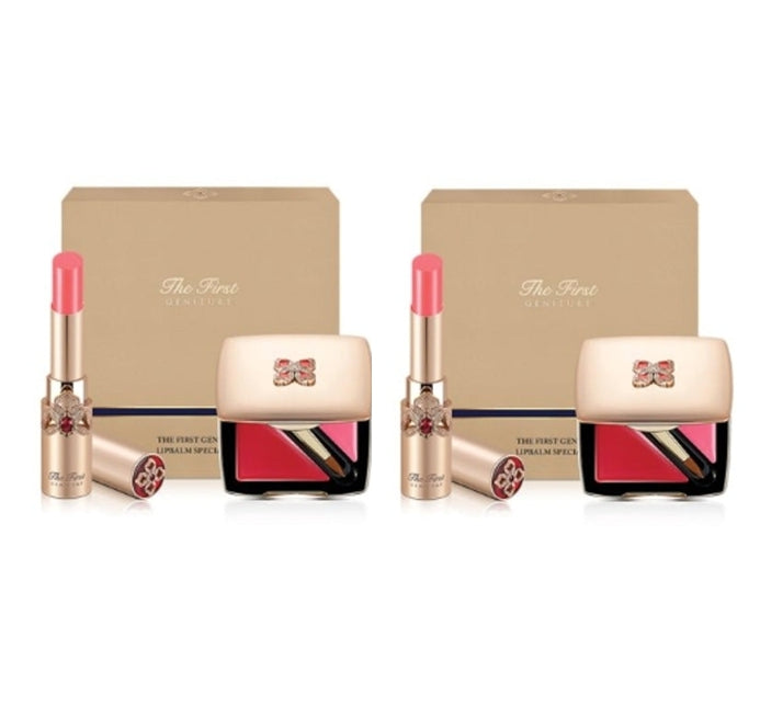 2 x O HUI The first Geniture Lip Balm Pink April 2025 Set (2 Items) from Korea by O HUI