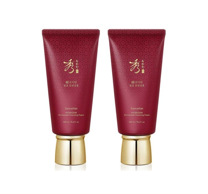 2 x Sooryehan HYOBIDAM Fermented Cleansing Foam 160ml from Korea by Sooryehan