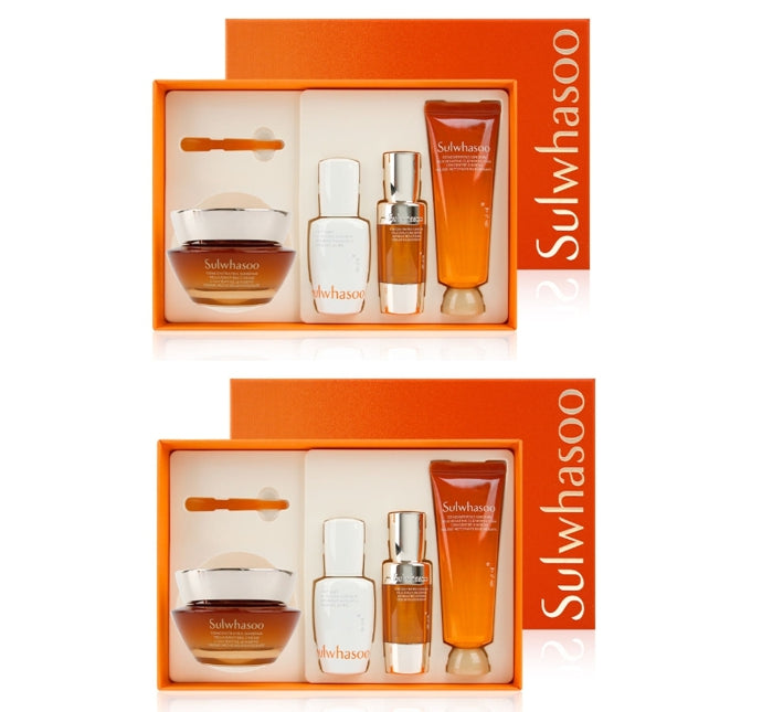 Sulwhasoo Konzentriertes Ginseng-Verjüngungscreme-Set (4 Artikel) aus Korea + Proben (4 Artikel)