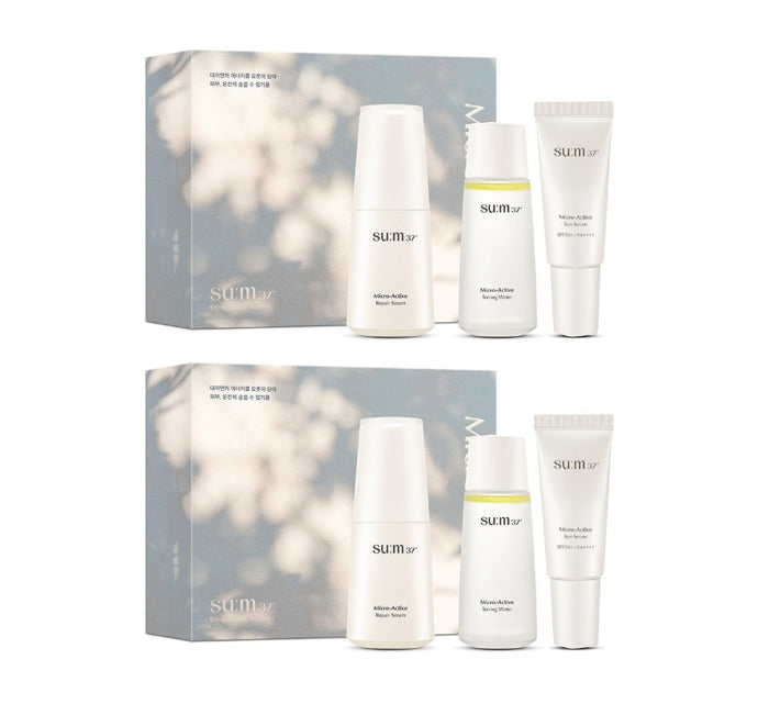 2 x Su:m37 Micro-Active My Active Routine Set (3 Items) from Korea by Su:m37