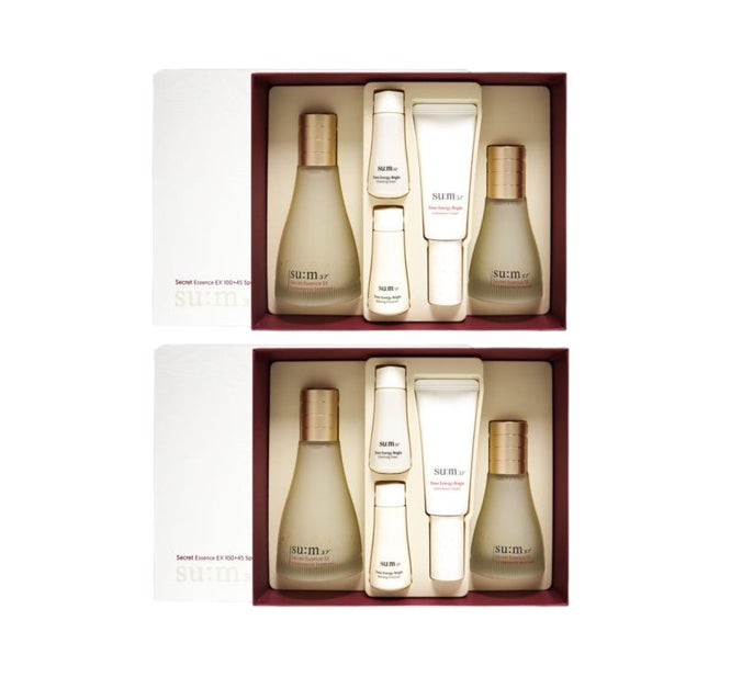 2 x Su:m37 Secret Essence EX April 2025 Set (5 Items) + Sample (60ea) from Korea by Su:m37