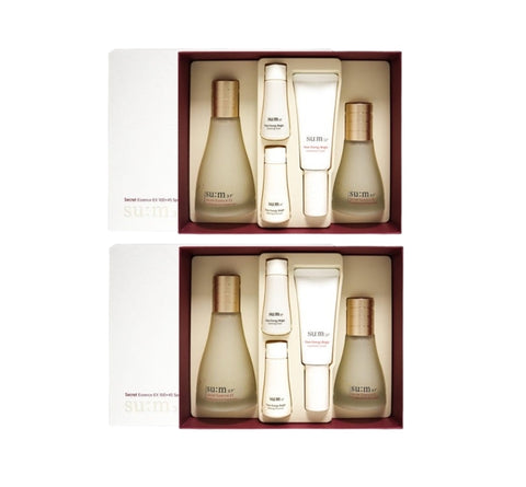 2 x Su:m37 Secret Essence EX April 2025 Set (5 Items) + Sample (60ea) from Korea by Su:m37