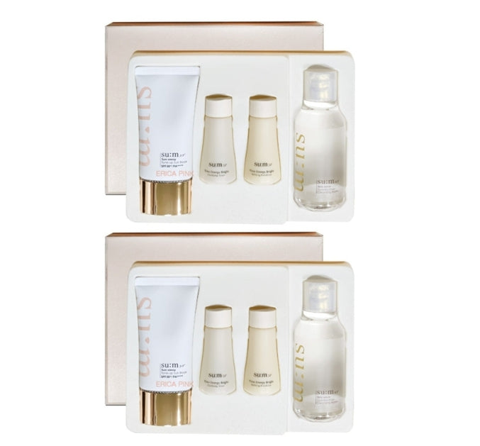 2 x Su:m37 Sun-away Tone up Sun Block June 2025 Set (4 Items) from Korea by Su:m37