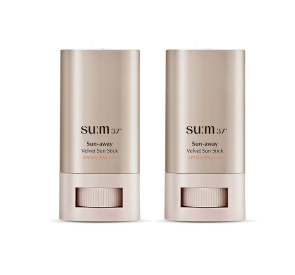2 x Su:m37 Sun-away Velvet Sun Stick 18g from Korea by Su:m37