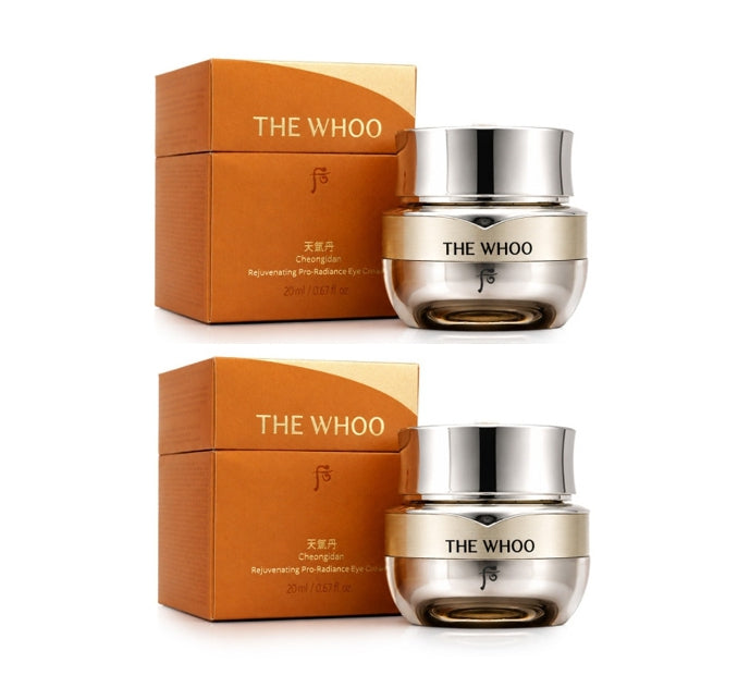 2 x The History of Whoo Cheongidan Hwahyun Regenerating Pro-Radiant  Eye Cream 20ml Aug. 2026 from Korea