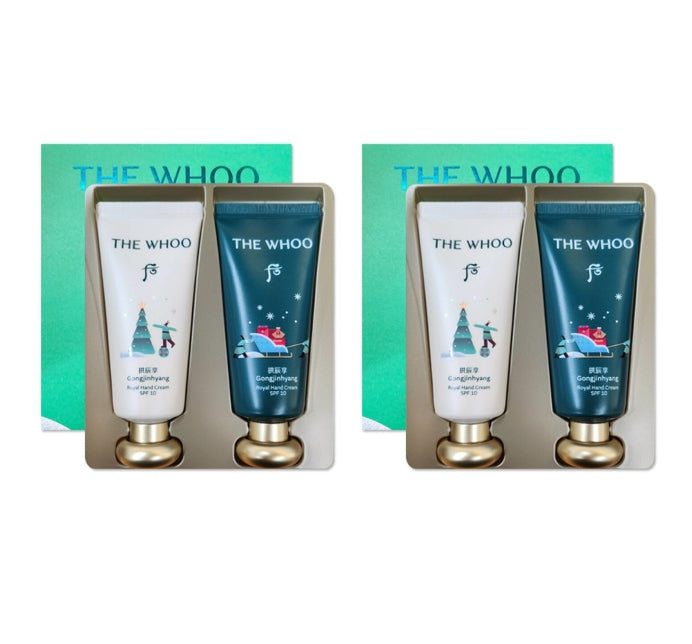 2 x The History of Whoo Gongjinhyang Hand Cream Holiday Edition April 2025 Set (2 Items) from Korea by The History of Whoo
