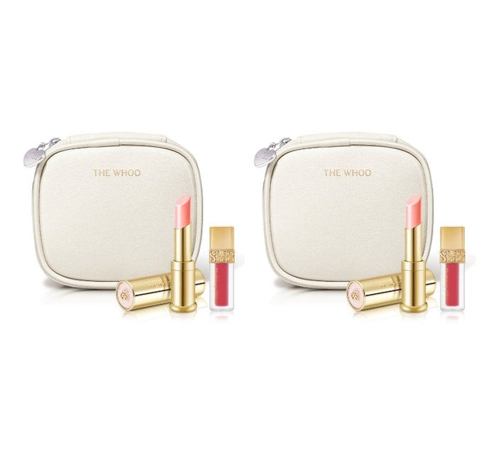 2 x The History of Whoo Gongjinhyang:Mi Glow Lip Balm Pink Set (3 Items) May 2025 from Korea by The History of Whoo