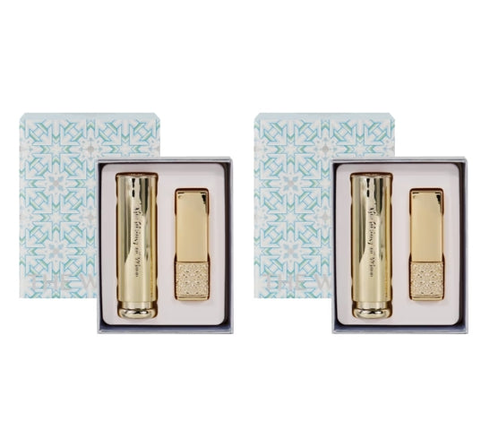 2 x The History of Whoo Gongjinhyang:Mi Glow Lip Balm Pink Holiday Edition Nov. 2025 Set (2 Items) from Korea