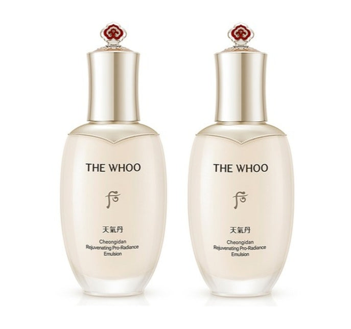 2 x The History of Whoo New Cheongidan Hwahyun Rejuvenating Pro-Radiant Emulsion 110ml from Korea
