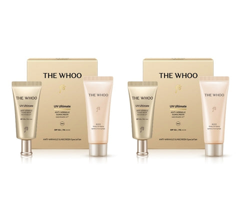 2 x The History of Whoo UV Ultimate Anti-Wrinkle Sun Sep. 2025 Set (2 Items) from Korea