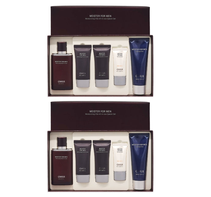 2 x [MEN] O HUI Meister for Men Vita All-in-one Aug. 2026 Set (5 Items) from Korea