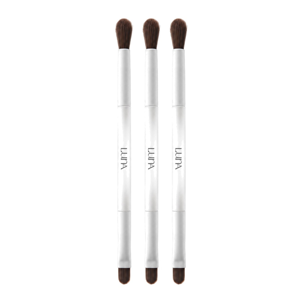 LUNA Dual Conceal Blending Brush double-ended – 3 pack