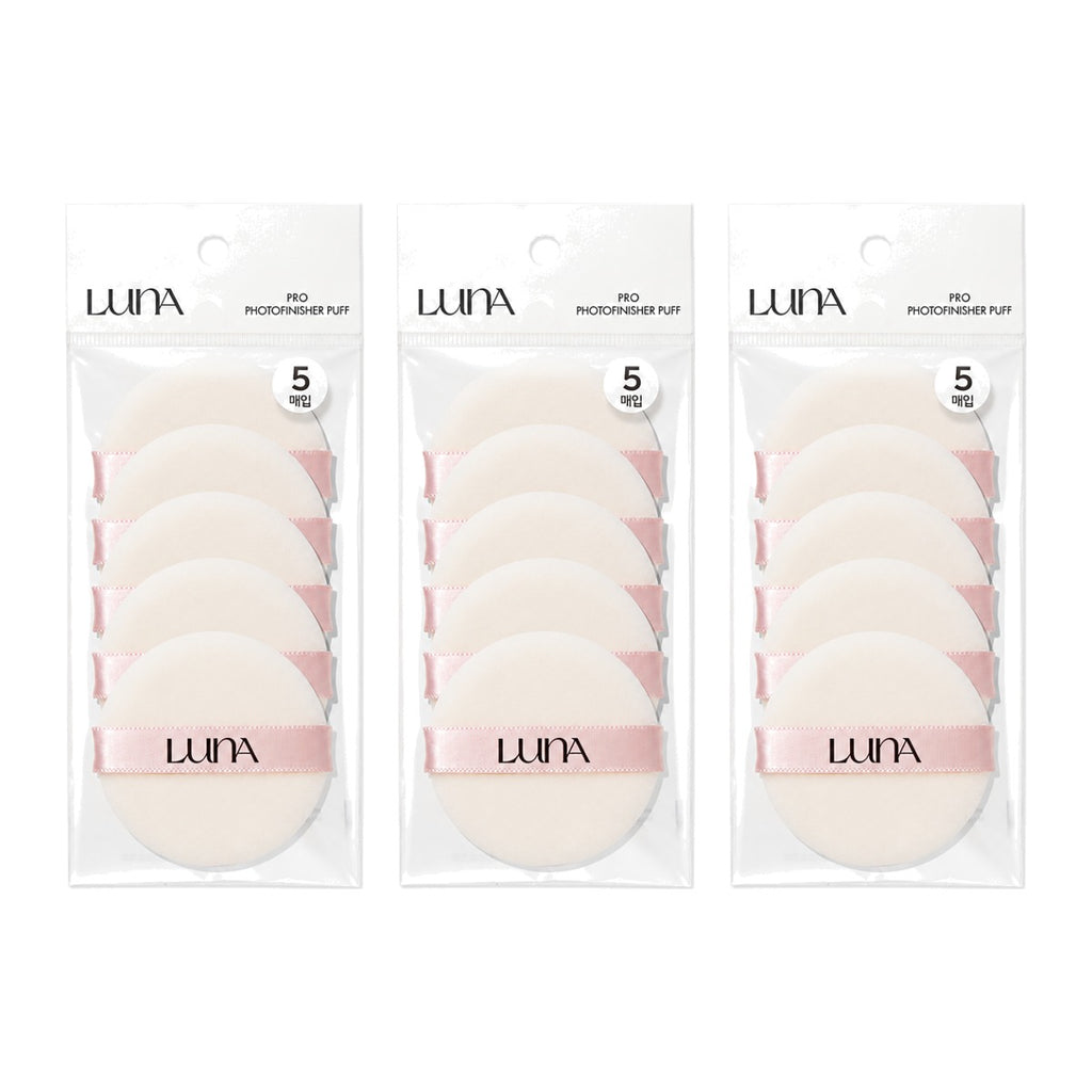 LUNA Pro Photofinisher Puff 5 pcs pack – 3 pack