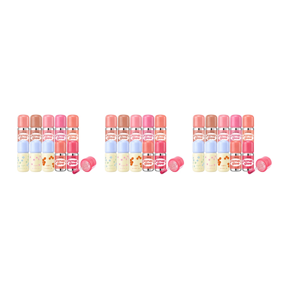 LUNA Syrup Glow Tint 4.7g tube – 3 pack