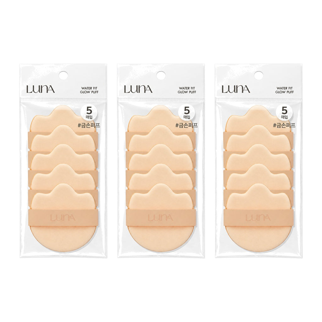 LUNA Water Fit Glow Puff 5 pcs pack – 3 pack