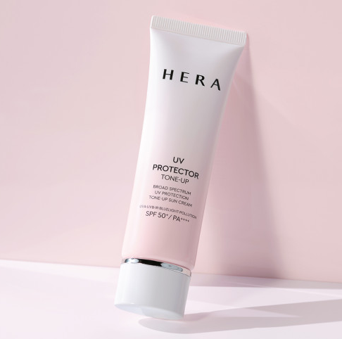 2 x HERA UV Protector Tone up 50ml from Korea + Sample(2 Item) by HERA