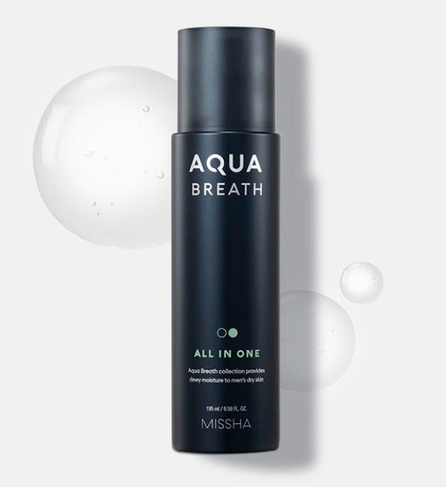 2 x [MEN] MISSHA For Men Aqua Breath All in One 195ml from Korea by MISSHA
